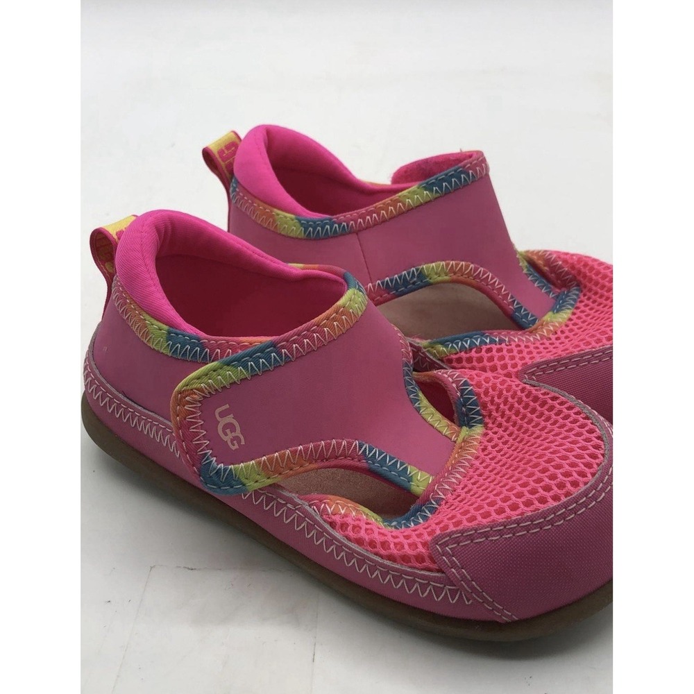 UGG Beach Slides Kids' Summer Slippers Sandals Size 10 Vacation Beach Shoes Pink